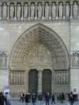 Il portale centrale di Notre Dame